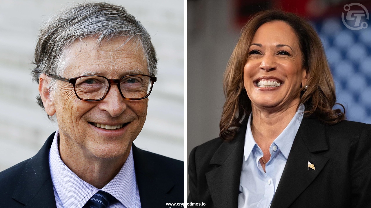 Bill Gates Backs Harris with M, Crypto World Reacts Bill Gates Backs Harris with M, Crypto World Reacts