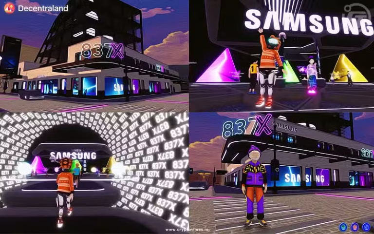 Samsung Collaborates with Decentraland to Enter Metaverse