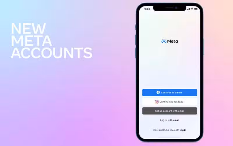 Facebook’s Meta Rolls Out Meta Accounts for Metaverse Log In