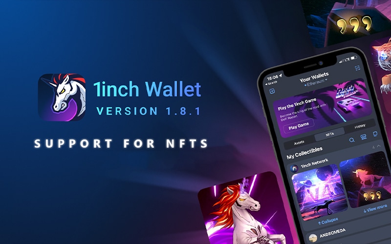 1inch Integrates NFT support for iOS Wallet Users