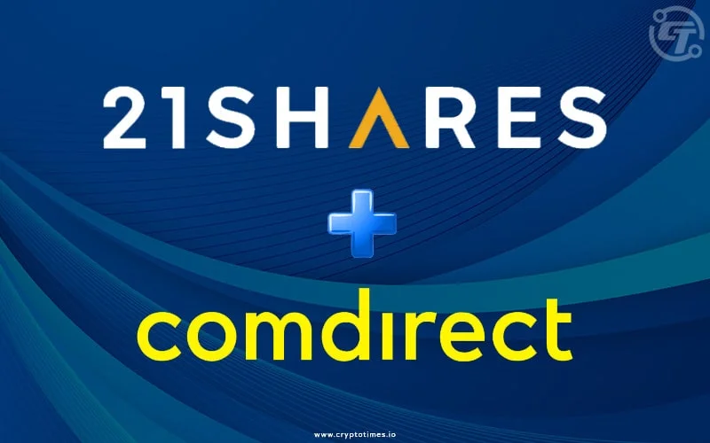 21Shares Declares Its Crypto Partnership With Comdirect For Savings Plans