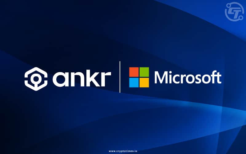 Microsoft partnered with Ankr to Provide Node-hosting Services