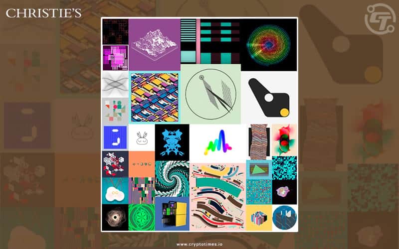 Christie'S To Auction Art Blocks Curated