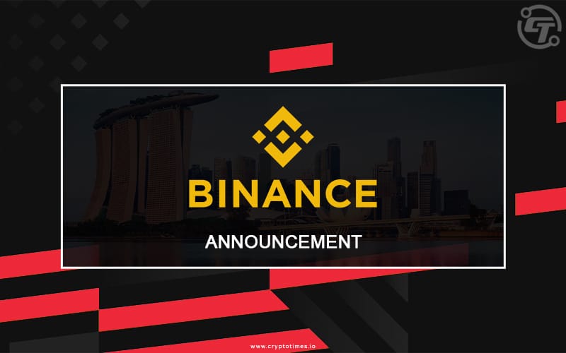 Binance Singapore Pulls Out Crypto License Application From MAS