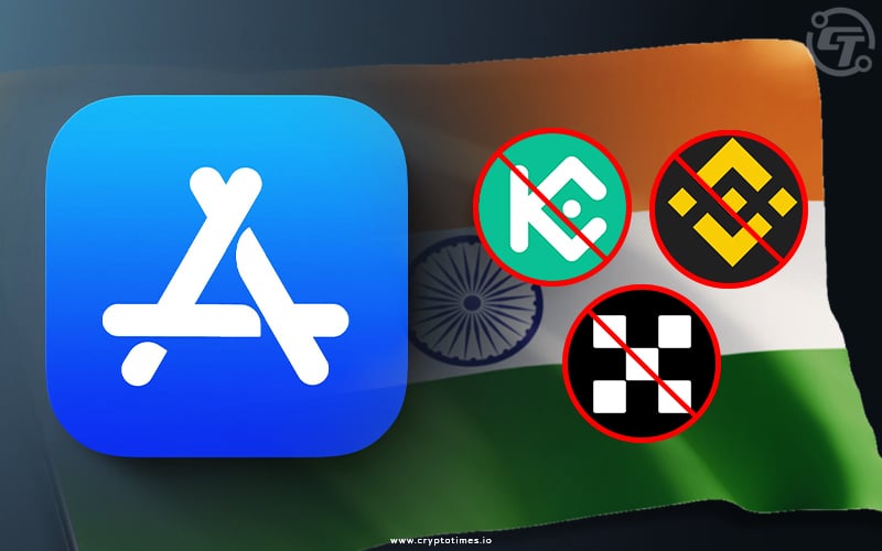 Apple Drops Binance, Kucoin, OKX Apps Amid India Crypto Ban