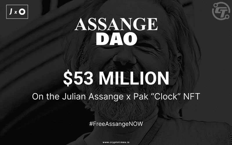Assangedao Wins Clock Nft Auction