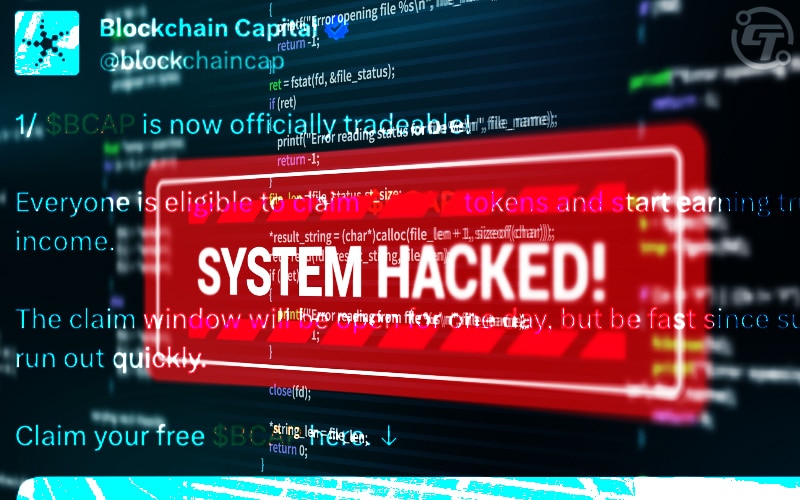 Hackers Use Blockchain Capital’s X for Fake ‘BCAP’ Giveaway