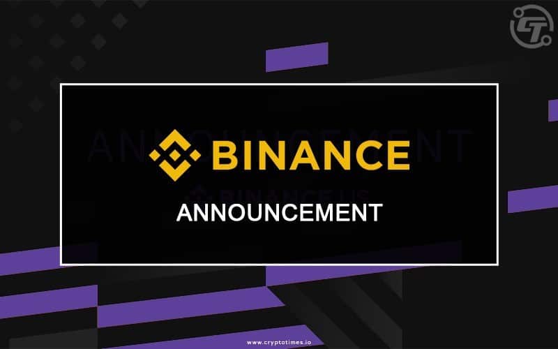 Binance Suspended Withdrawals Due to a Data Backlog For Two Hours