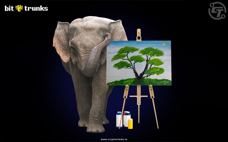 BitTrunks to Release First-Ever NFT Art Made by an Elephant