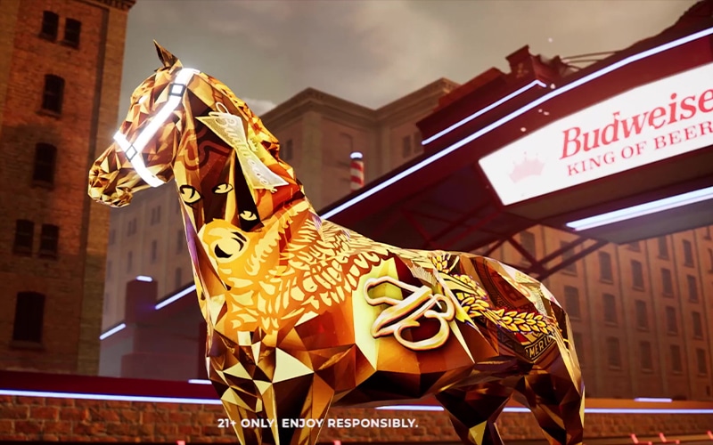 Budweiser x ZED RUN Metaverse Plans Have Clydesdales NFT