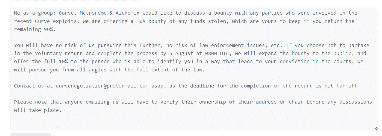 Message to Exploiter