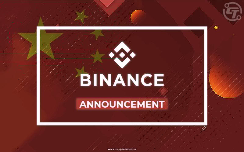 Binance To Delist Cny Trading Pairs After China Crackdown