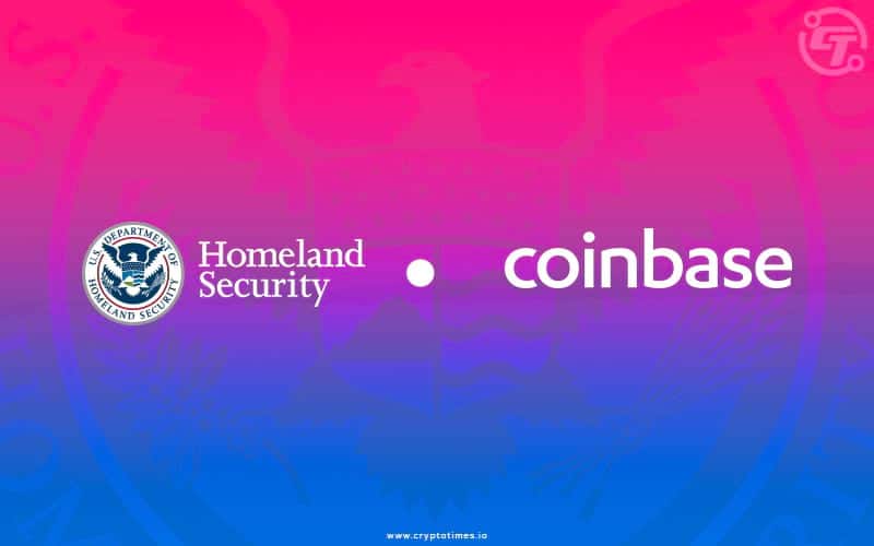 Coinbase Sings $1.36M Contract with US Homeland Security