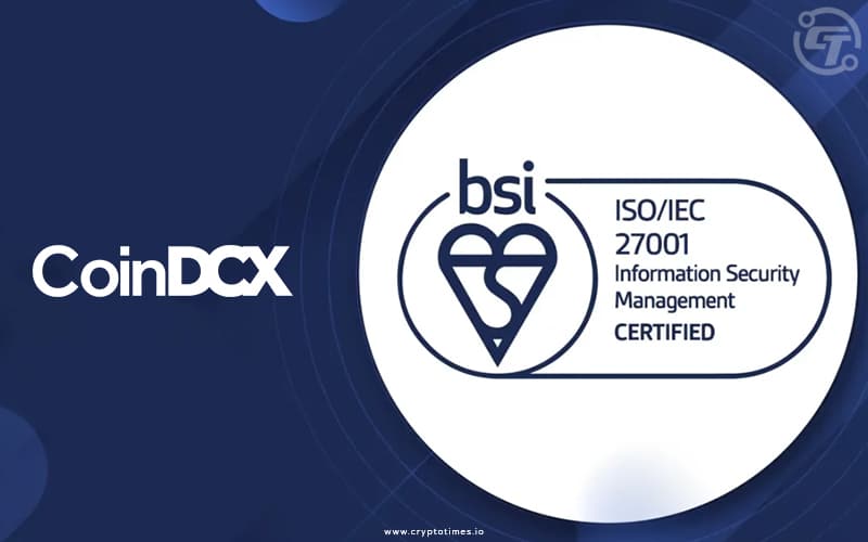 CoinDCX Leads with ISO/IEC 27001:2022 Accreditation