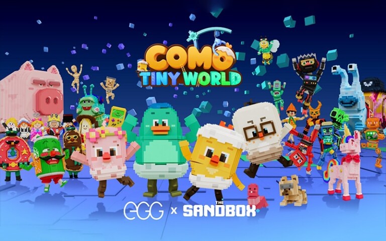 The Sandbox x Design Egg To Drop Pat a Pat Como in Metaverse