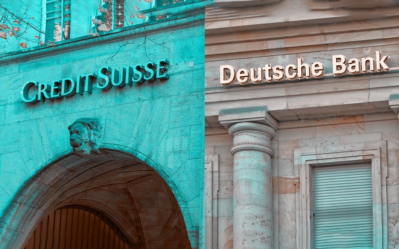Credit Suisse and Deutsche Bank near collapse, Crypto Market Staggers