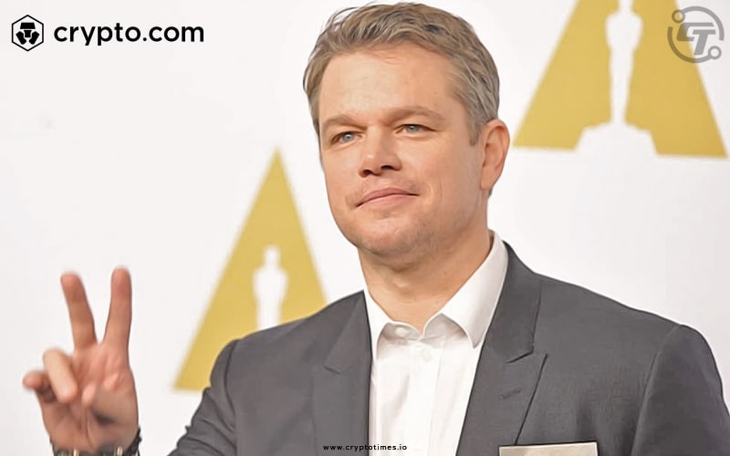 Matt Damon Hawks Stars in Ad Campaign for Crypto.com