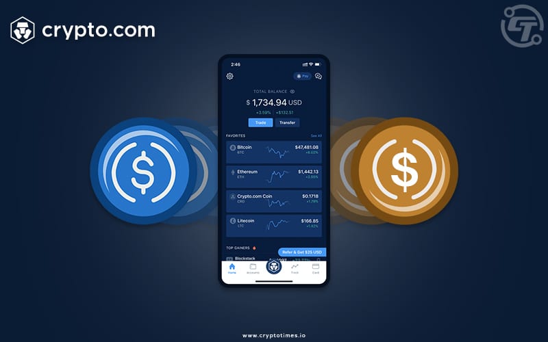 Crypto.com Enables Withdrawals of USDC for its Worldwide Users