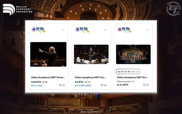 Dallas Symphony Orchestra Released new NFTs of Classical Music