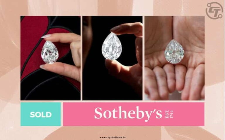 Sotheby’s Auction Sells Rare Diamond for $12M In Cryptocurrency