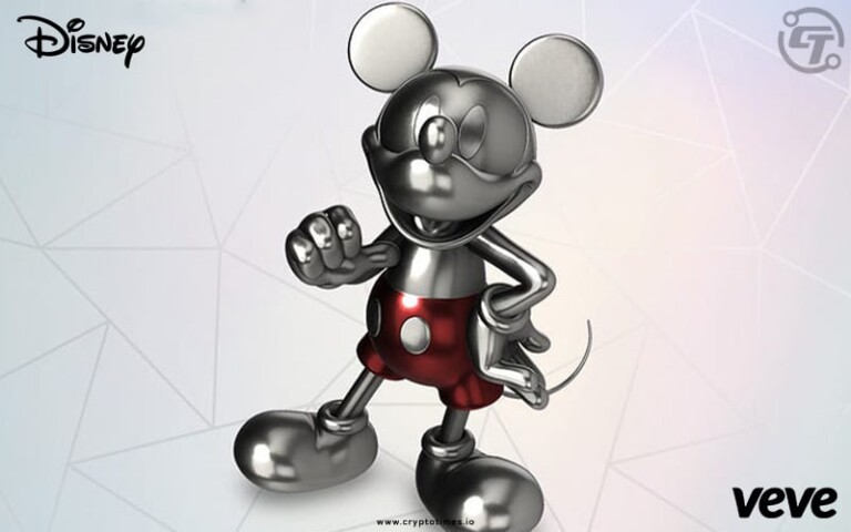 Digital Collectibles of Disney Characters Casted in Platinum