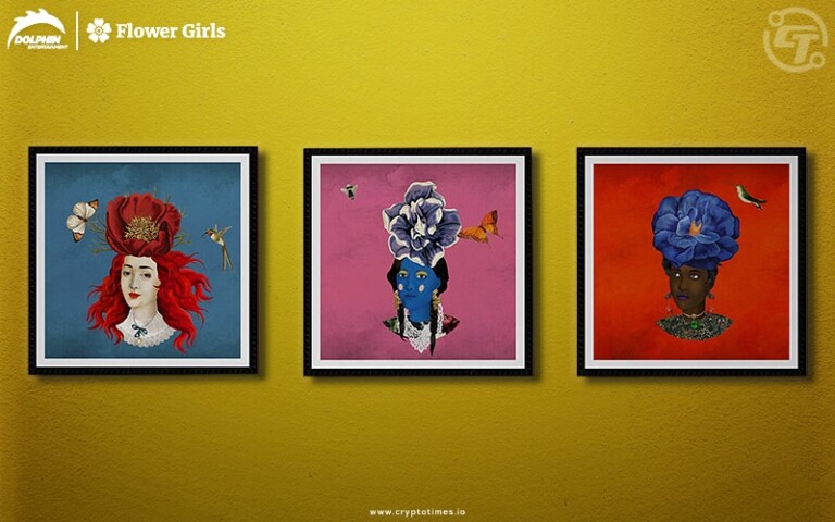 NFT Collection The Flower Girls Partners With Dolphin Ent.