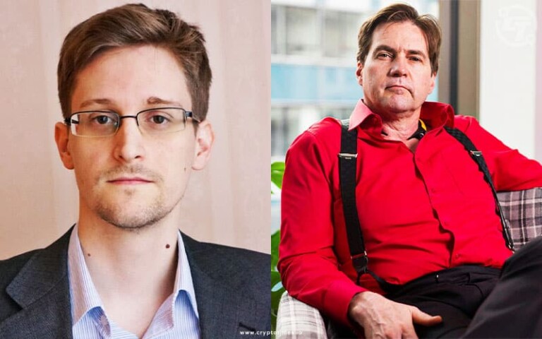Edward Snowden and Craig Wright Feud in Twitter
