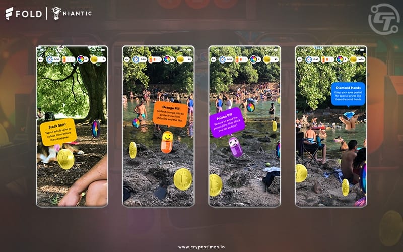 Fold Teamed up with Niantic to Launch Pokemon Go-Like Bitcoin-themed Game
