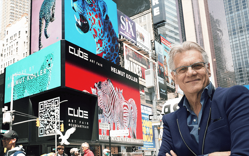 Helmut Koller Enters the NFT Space & Takes Over Times Square
