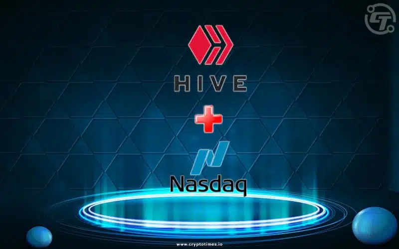 HIVE Blockchain Technology List on Nasdaq