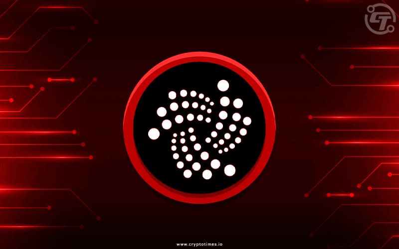 IOTA price drops 10