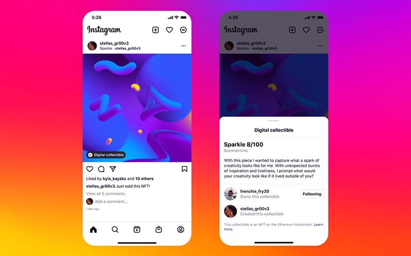 Meta’s Instagram Expands NFT Platform to 100 Countries