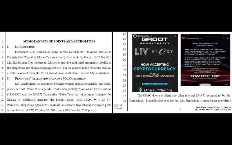 Kim Kardashian Ethereummax Lawsuit