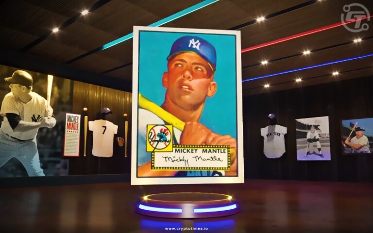 Mickey Mantle 1952 Baseball Card NFT Sold for $471K on OpenSea