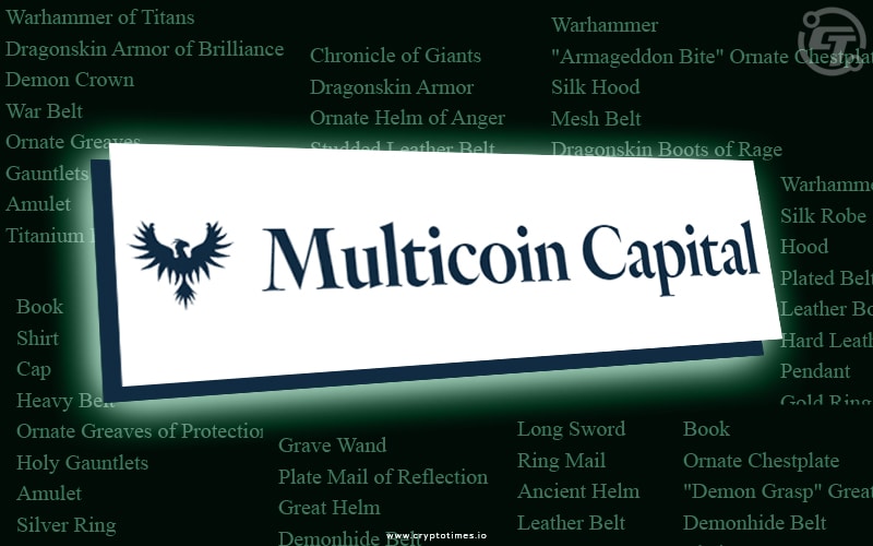 Multicoin Capital Lost 95% Investment in Loot NFT Project