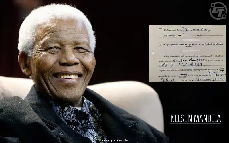 Nelson Mandela Arrest Warrant NFT Garners Over $130,000