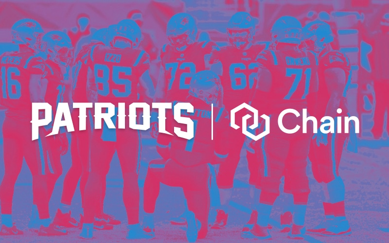 Chain Official Web3 Sponsor NFL's New England Patriots
