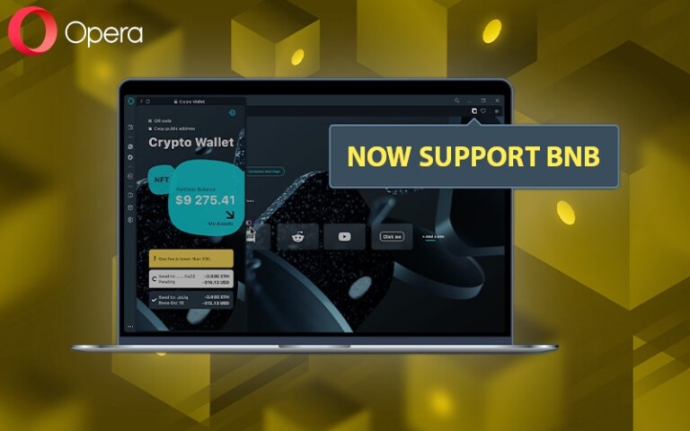 Opera Crypto Browser Adds Support For BNB Chain