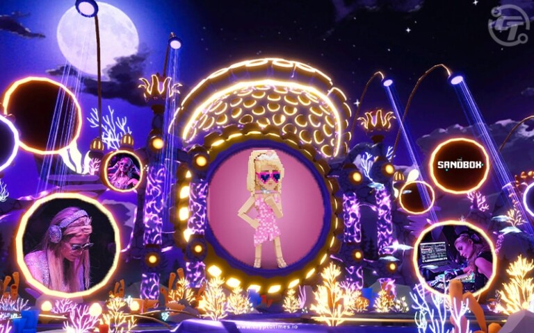 Paris Hilton Announced a Live DJ Session in The Sandbox