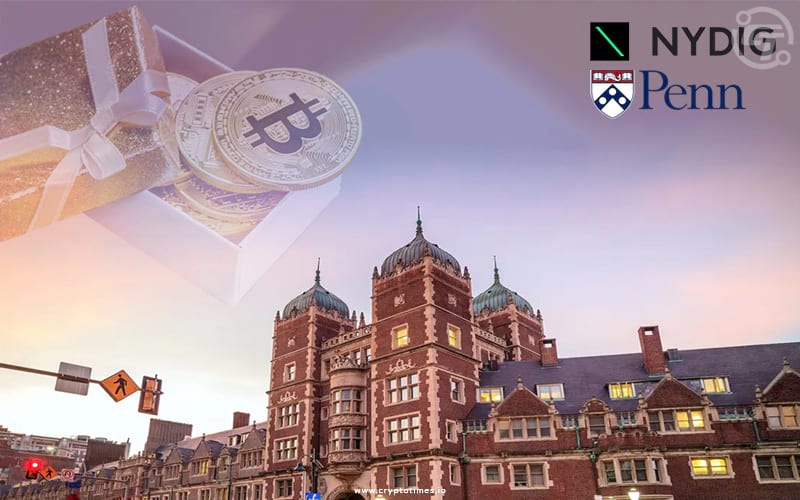 University Of Pennsylvania Receives A Gift Of $5M in Bitcoin