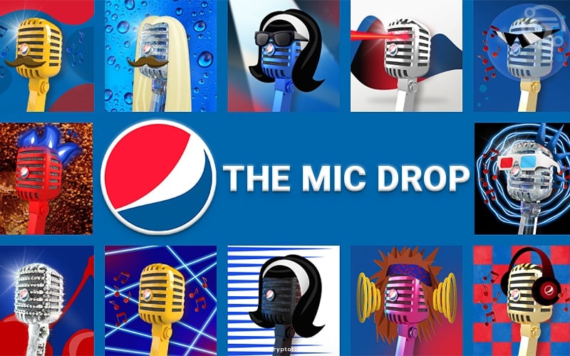 Pepsi Introduces The Mic Drop Genesis NFT Collection to Celebrate Its Birth Year