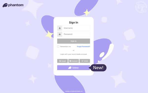 Phantom Unveils one-click 'Sign in With Solana' Feature