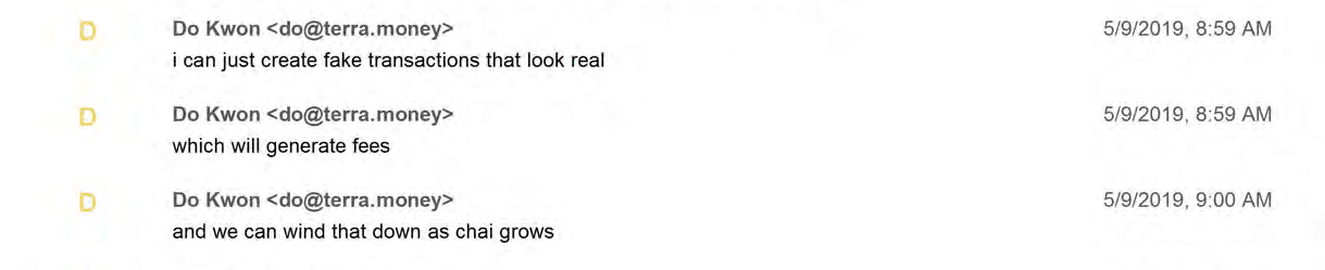 Do Kwon & Daniel Shin’s Slack Conversation - Court Filing