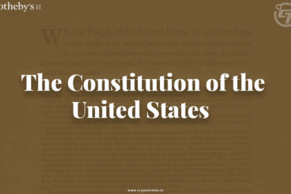 A Dao Is Trying To Buy A Unique Print Of The Us Constitution