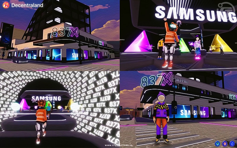 Samsung Collaborates with Decentraland to Enter Metaverse