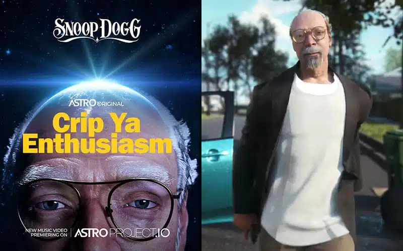 Snoop Dogg and Astro Project Drops ‘Crip Ya Enthusiasm’ Video