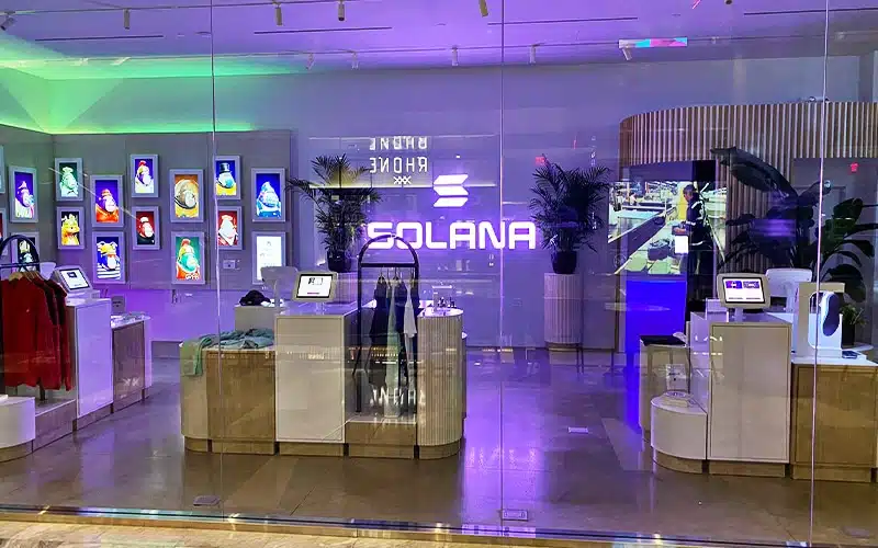 Solana opens up Physical store in New York City