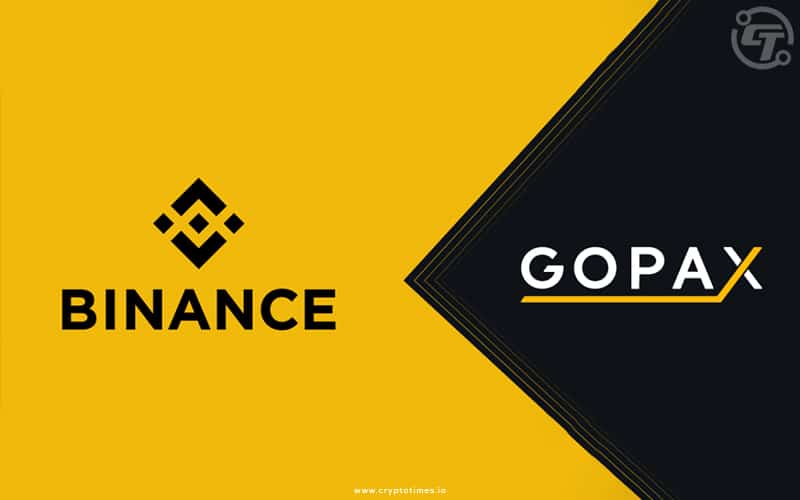 Binance Plans Stake Reduction in South Korean Exchange GOPAX