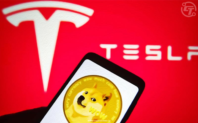 dogecoin payment for Tesla’s merchandise