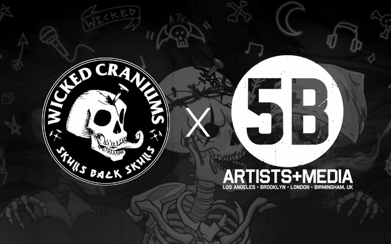 Wicked Craniums NFT Partners with 5B Artists + Media